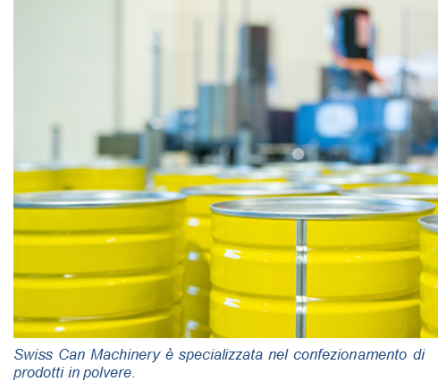 Kollmorgen SwissCan Confezionamento Prodotti in Polvere